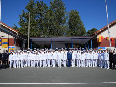 Început de drum. Cea mai nouă promoție de maiștri militari a făcut pasul către cariera în Forțele Navale Române
